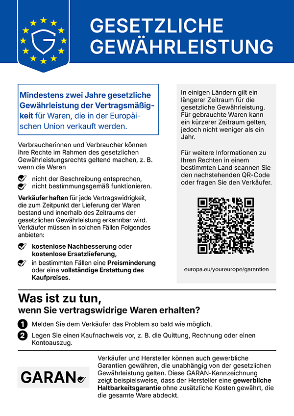 Vollständige EU-Mitteilung zum gesetzlichen Gewährleistungsrecht