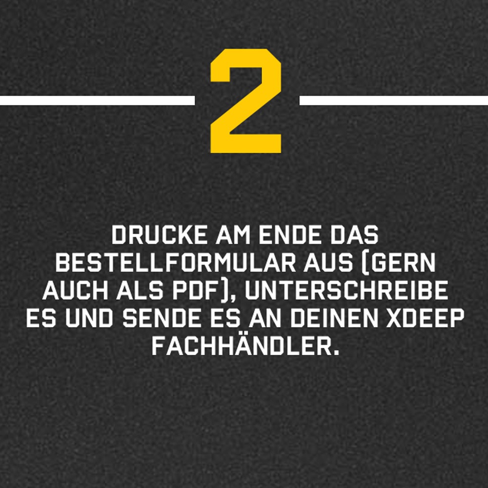 XDEEP Schritt 2